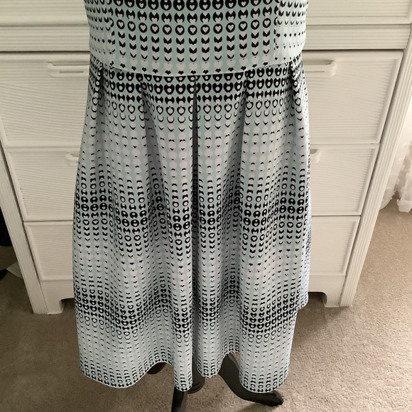 Guess dress mint green with black white dots built-in bra size 12 - Picture 5 of 9